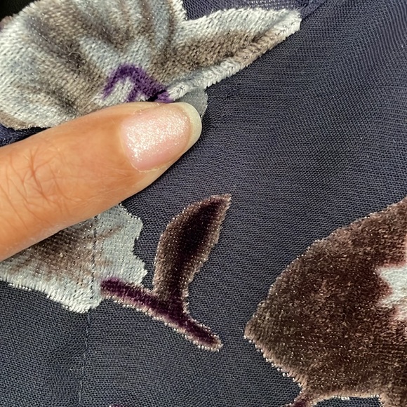 CAROLINA BELLE Dark Floral Dress | Size 10 - Picture 13 of 14